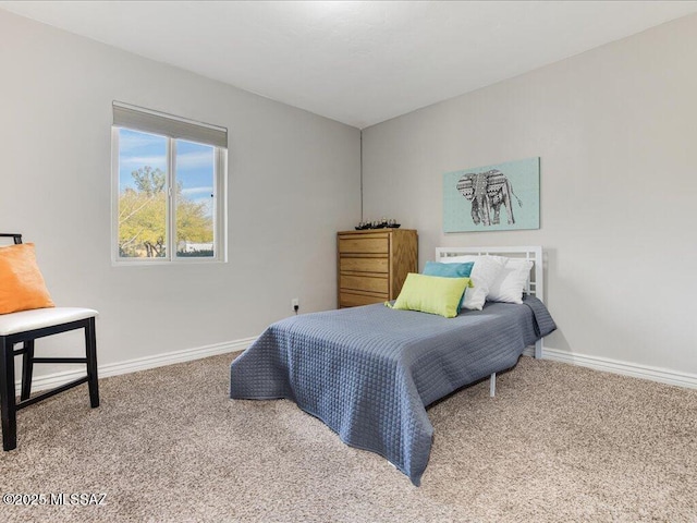 bedroom featuring carpet floors