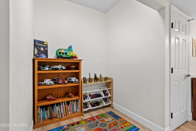 interior space featuring light hardwood / wood-style flooring