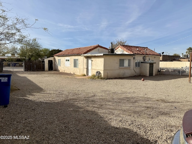 view of back of property