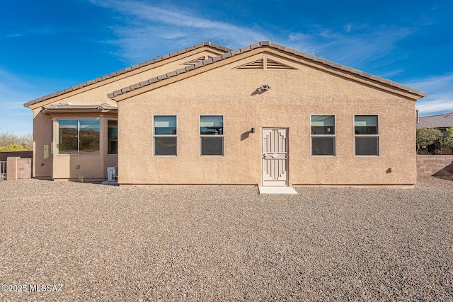 view of rear view of house