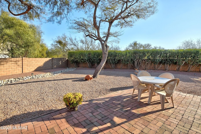 view of patio