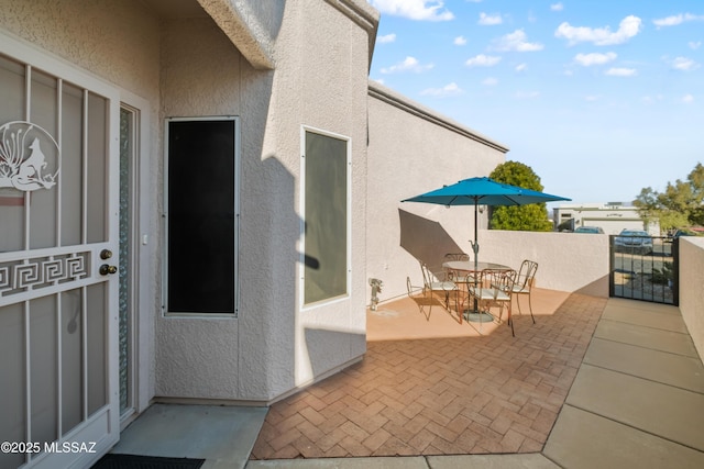 view of patio