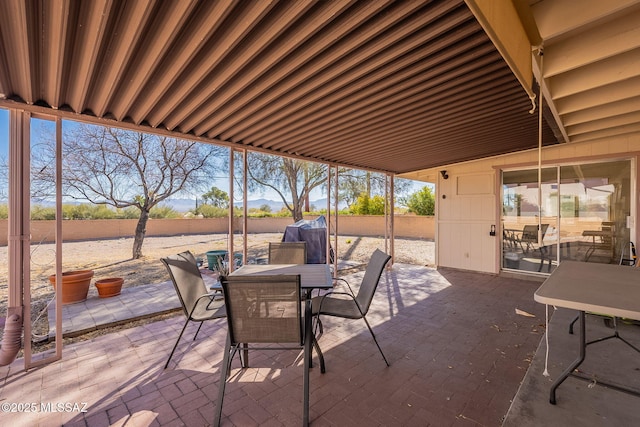 view of patio