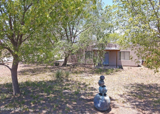 exterior space featuring a patio