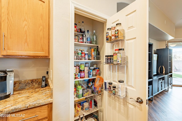 view of pantry