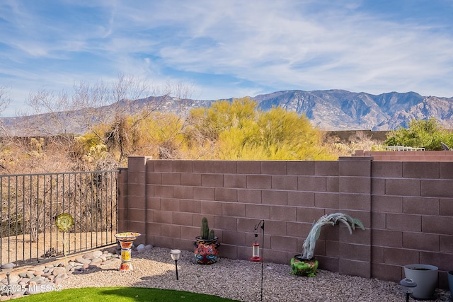 13774 N High Mountain View Pl, Tucson, AZ 85739 - view of yard with a mountain view
