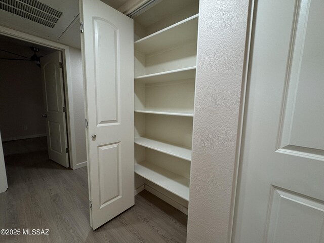 hallway featuring light hardwood / wood-style floors