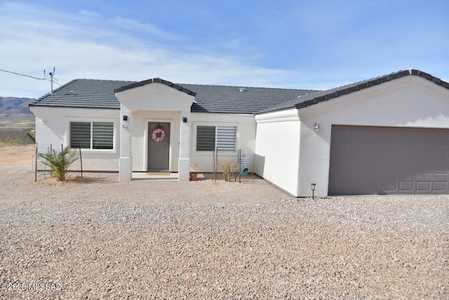 ranch-style house with a garage