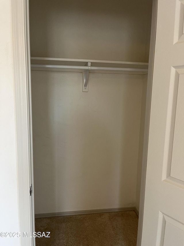 view of closet