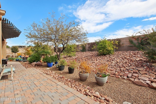 36239 S Cypress Dr, Saddlebrooke, AZ 85739 - view of patio with a fenced backyard