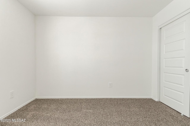 spare room with carpet floors