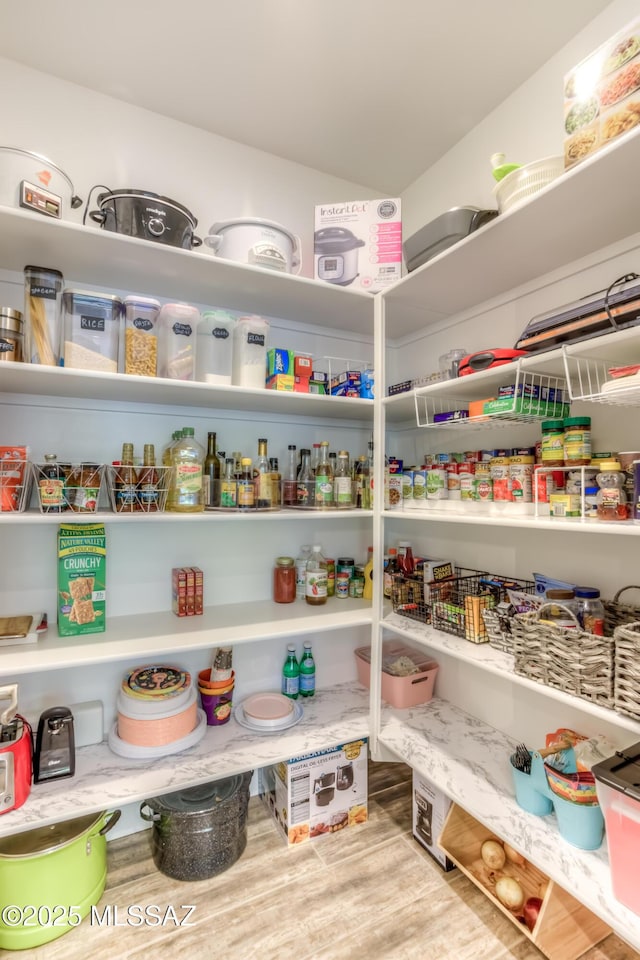 view of pantry