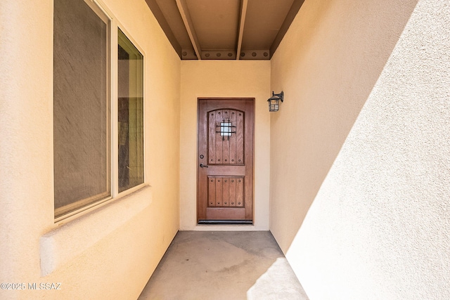 view of entrance to property