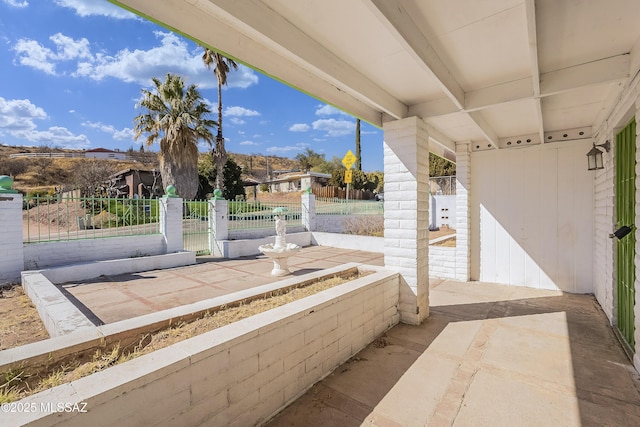 view of patio