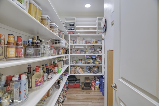 view of pantry