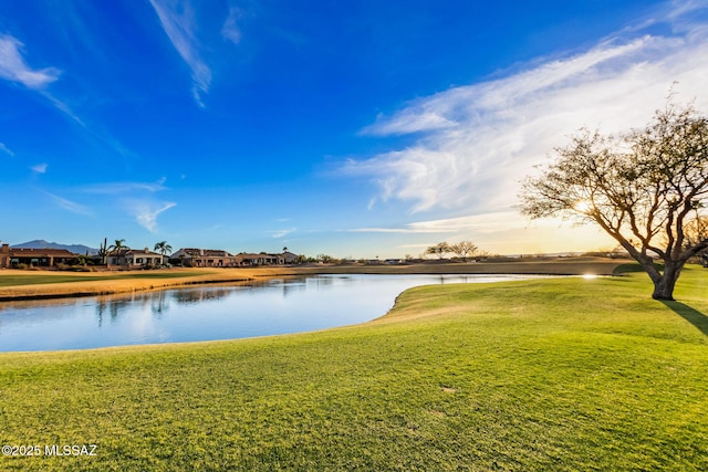 property view of water