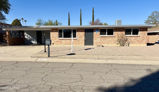 view of ranch-style house