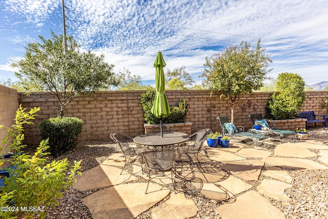 view of patio