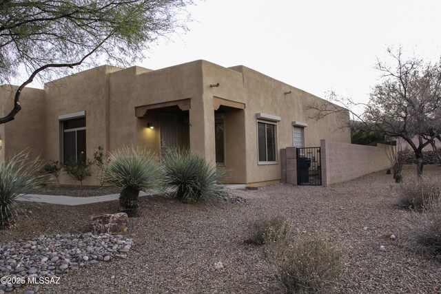 view of southwest-style home