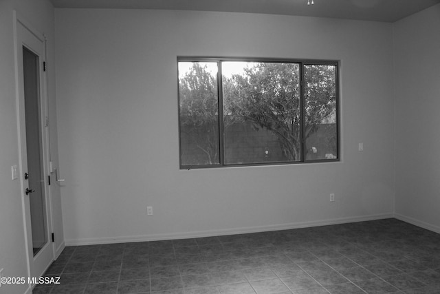 view of tiled empty room