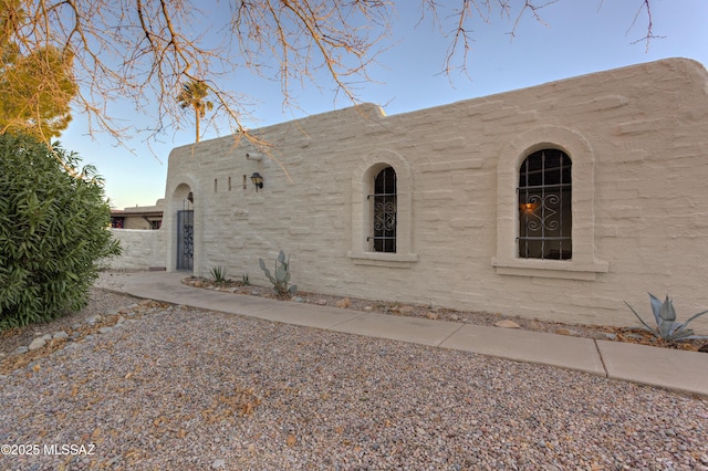 view of side of property