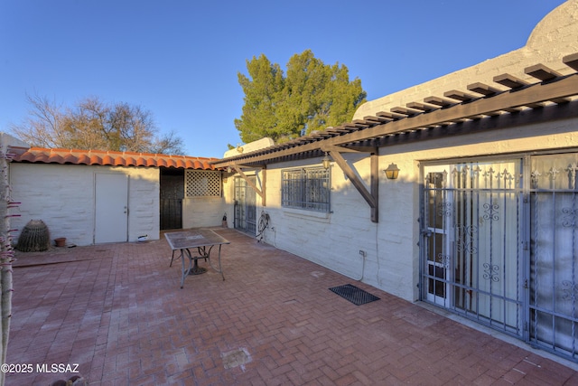 view of patio