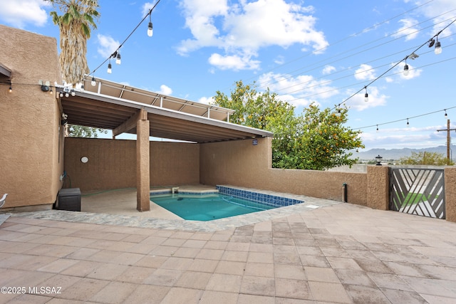 1061 W Roller Coaster Rd, Tucson, AZ 85704 - pool featuring a patio and fence