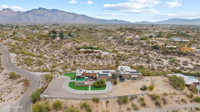 1061 W Roller Coaster Rd, Tucson, AZ 85704 - birds eye view of property featuring a mountain view