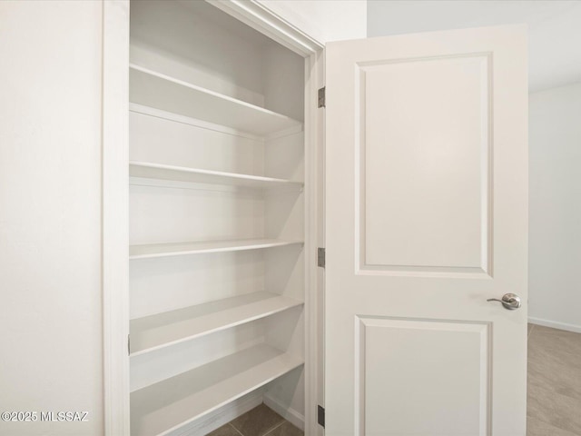 view of closet