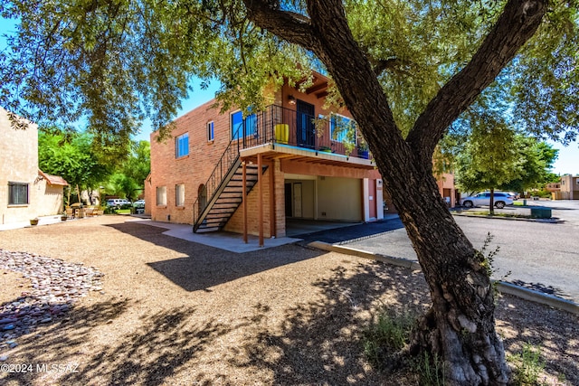 view of rear view of property