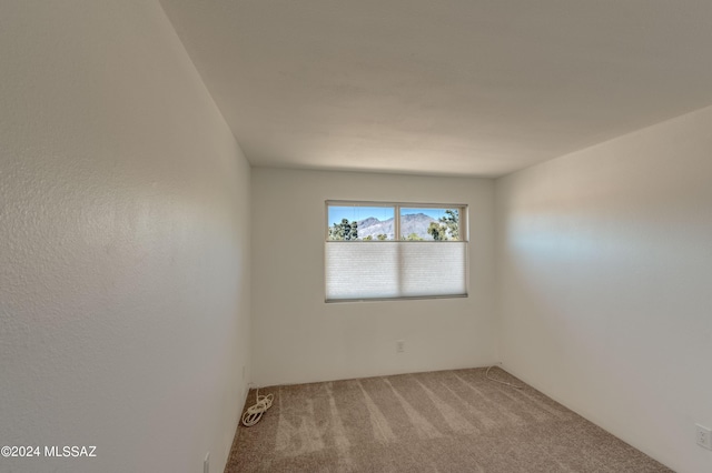 unfurnished room with carpet floors