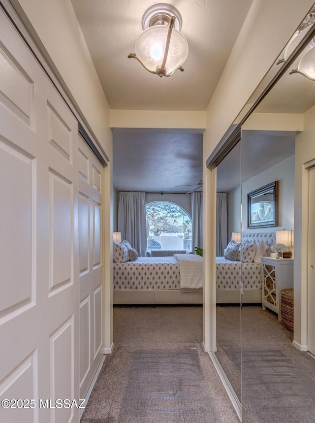 unfurnished bedroom featuring carpet floors