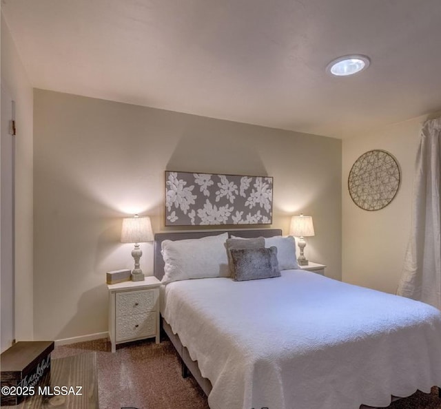 bedroom featuring carpet floors