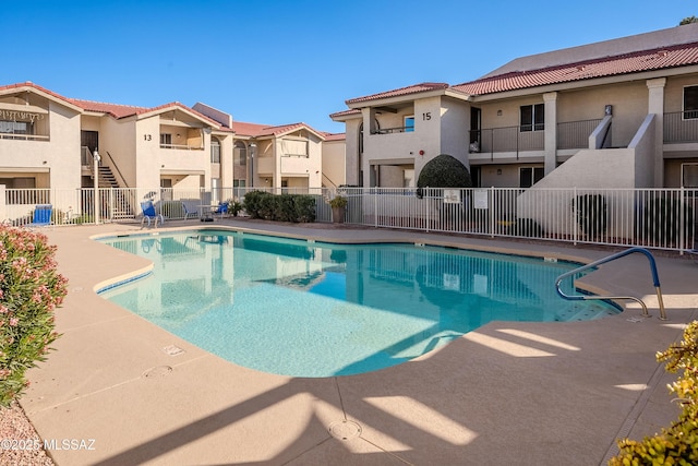 view of pool