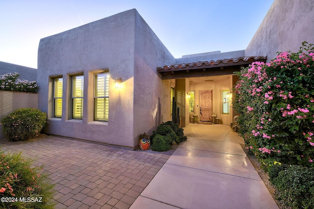 exterior space featuring a patio area