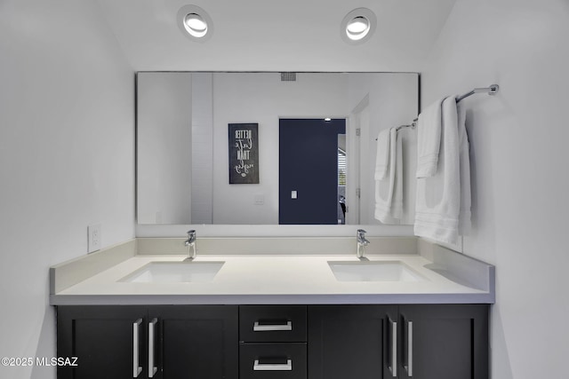 802 S 5th Ave, Tucson, AZ 85701 - full bathroom featuring double vanity and a sink