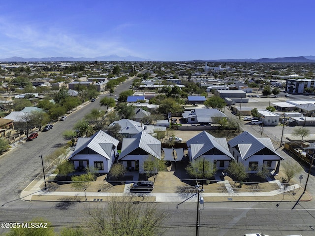 802 S 5th Ave, Tucson, AZ 85701 - bird's eye view featuring a residential view and a mountain view