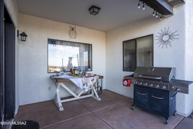 view of patio / terrace featuring area for grilling