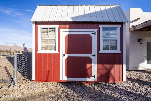 view of outbuilding