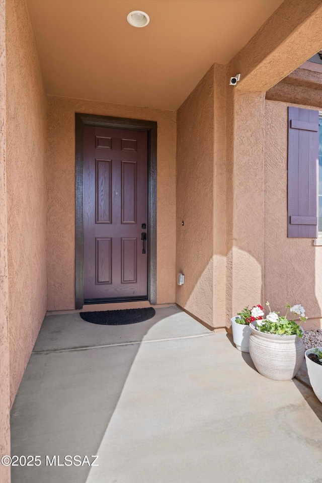 view of entrance to property