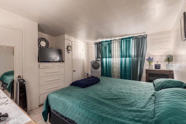 view of tiled bedroom