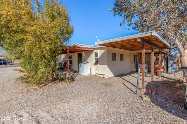view of back of property
