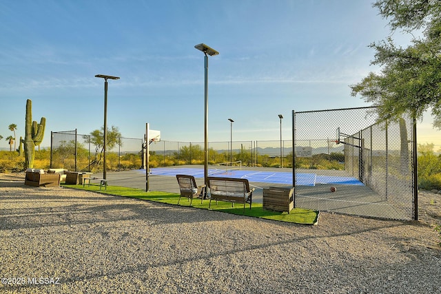 view of sport court