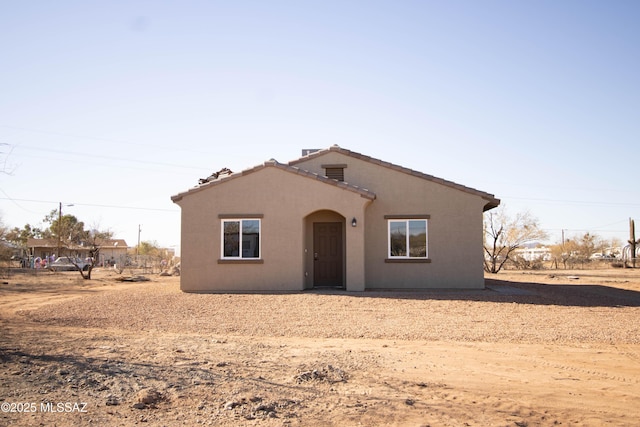 view of front of property