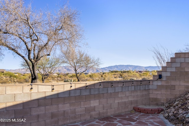 exterior details featuring a mountain view