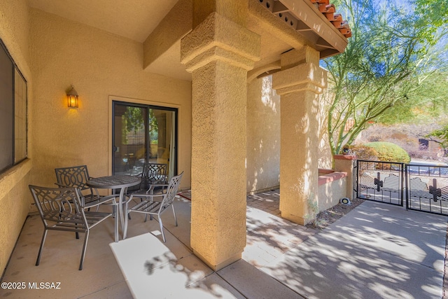 view of patio