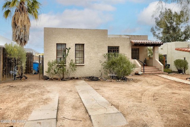 view of pueblo-style house