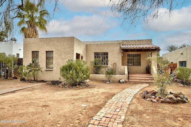 view of pueblo-style home