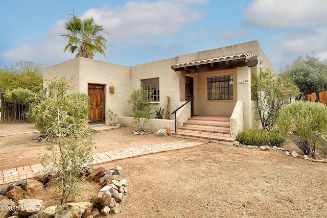 view of pueblo-style house