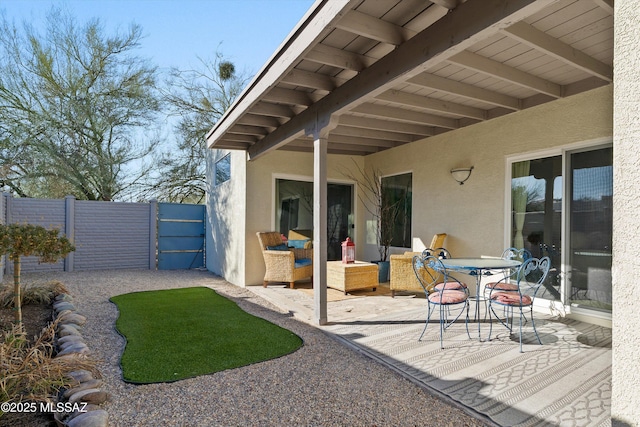 view of patio